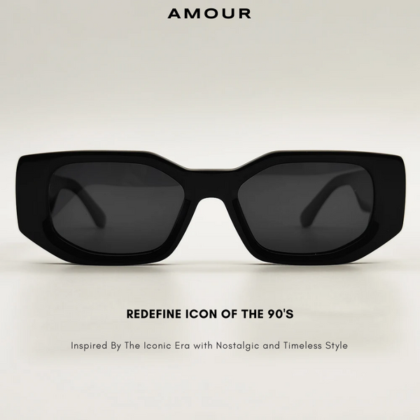 AMOUR Men Sunglasses Black Front