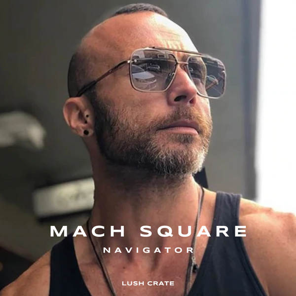 Mach Square Navigator Sunglasses - Lush Crate Eyewear - Lush Crates