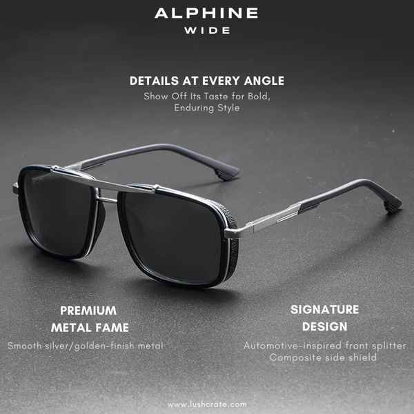 Alphine Wide Polarized Sunglasses Lush Crate