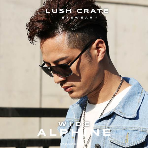 Alphine Wide Frame Sunglasses Lush Crate