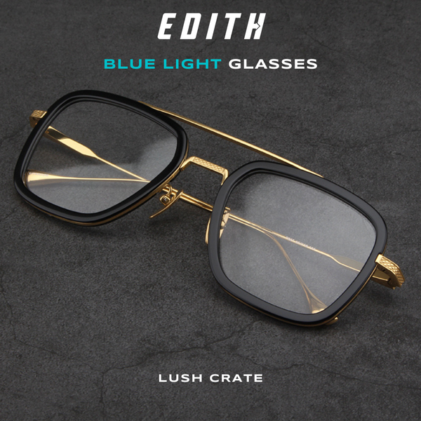 Edith Blue Light Glasses Lush Crate