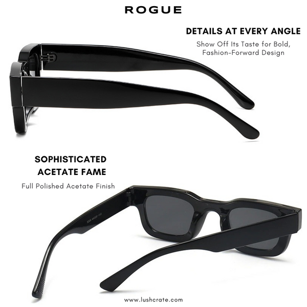 ROGUE Retro Sunglasses | Lush Crate Eyewear - Lush Crates