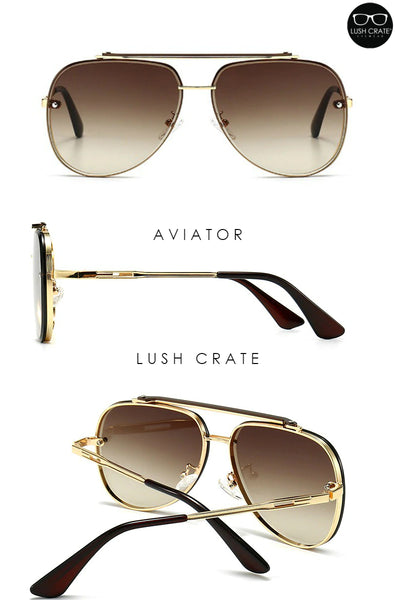 Mach Aviator Sunglasses Pilot Eyewear Lush Crate