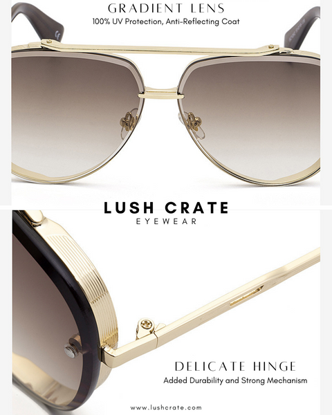 Mach Aviator Sunglasses Lush Crate