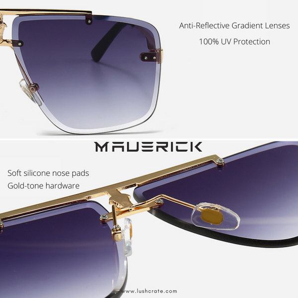 Maverick Sunglasses Lush Crate Detail