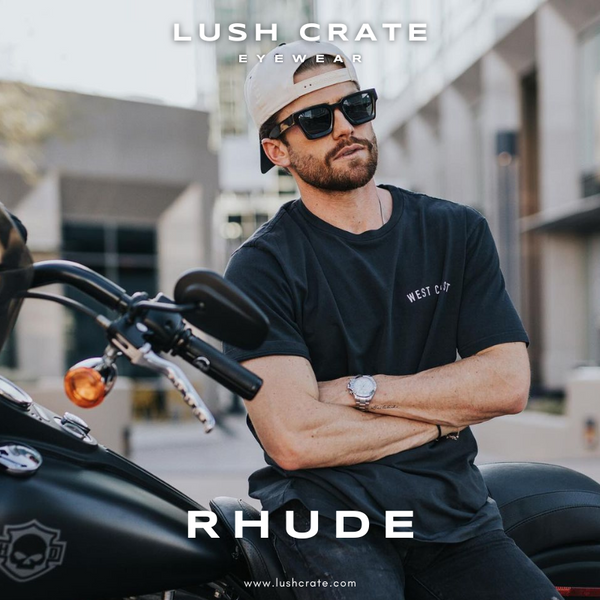 Rhude Polarized Sunglasses | Lush Crate Eyewear Rhude - Clear/Black