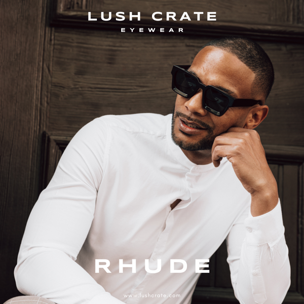 RHUDE Black Sunglasses Black Guy Lush Crate