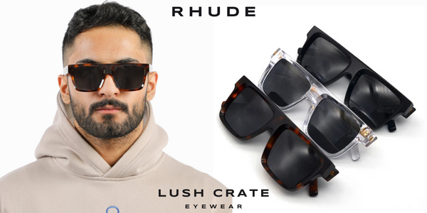 Wide Frame Retro Square Sunglasses - Lush Crate Eyewear - Lush Crates