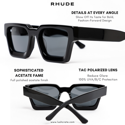 RHUDE Polarized Sunglasses | Lush Crate Eyewear - Lush Crates