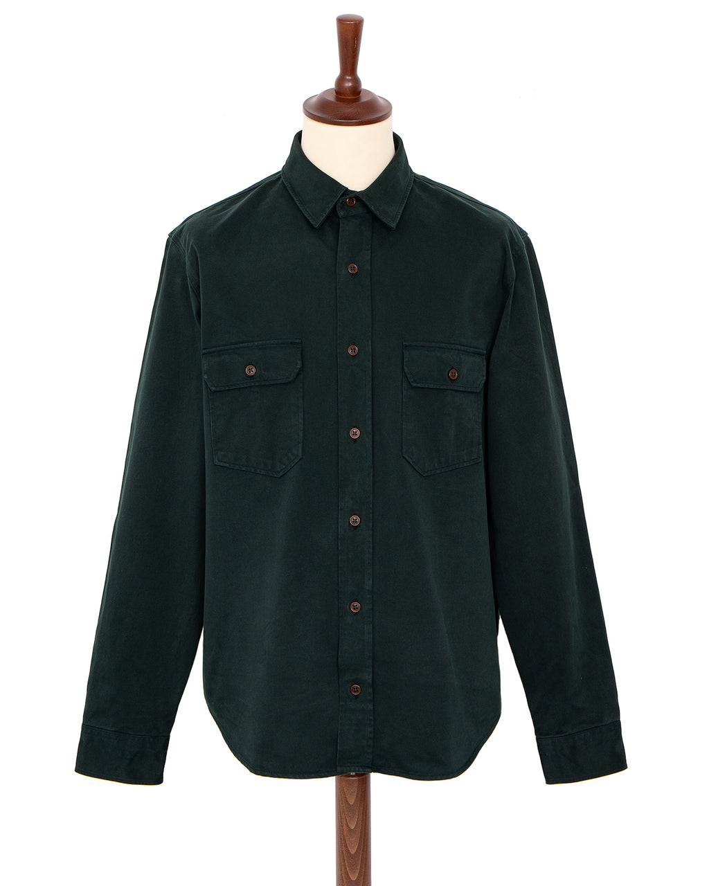 Indigofera Alamo Shirt, Phthalo Green