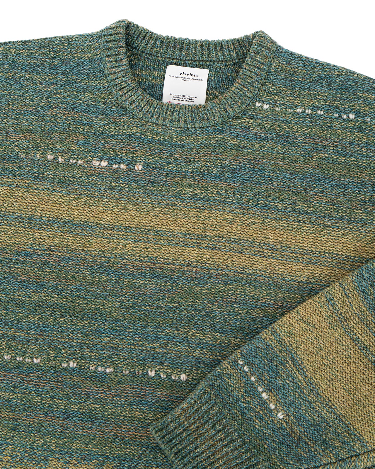 Visvim cable-knit V-neck Jumper - Farfetch