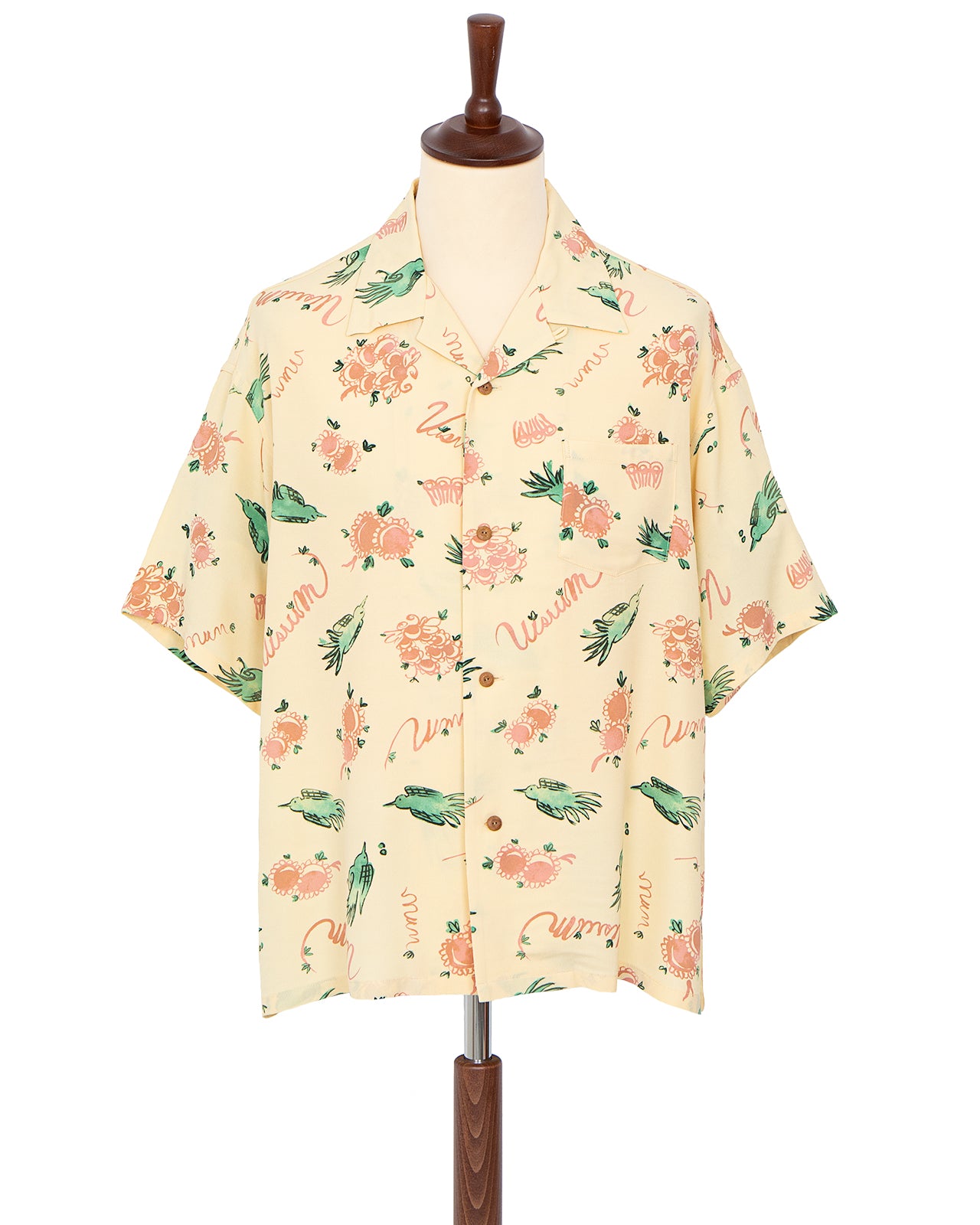 生産完了商品 visvimWALLIS SHIRT S/S SUNNYBIRD YELLOW2 - 通販 - www