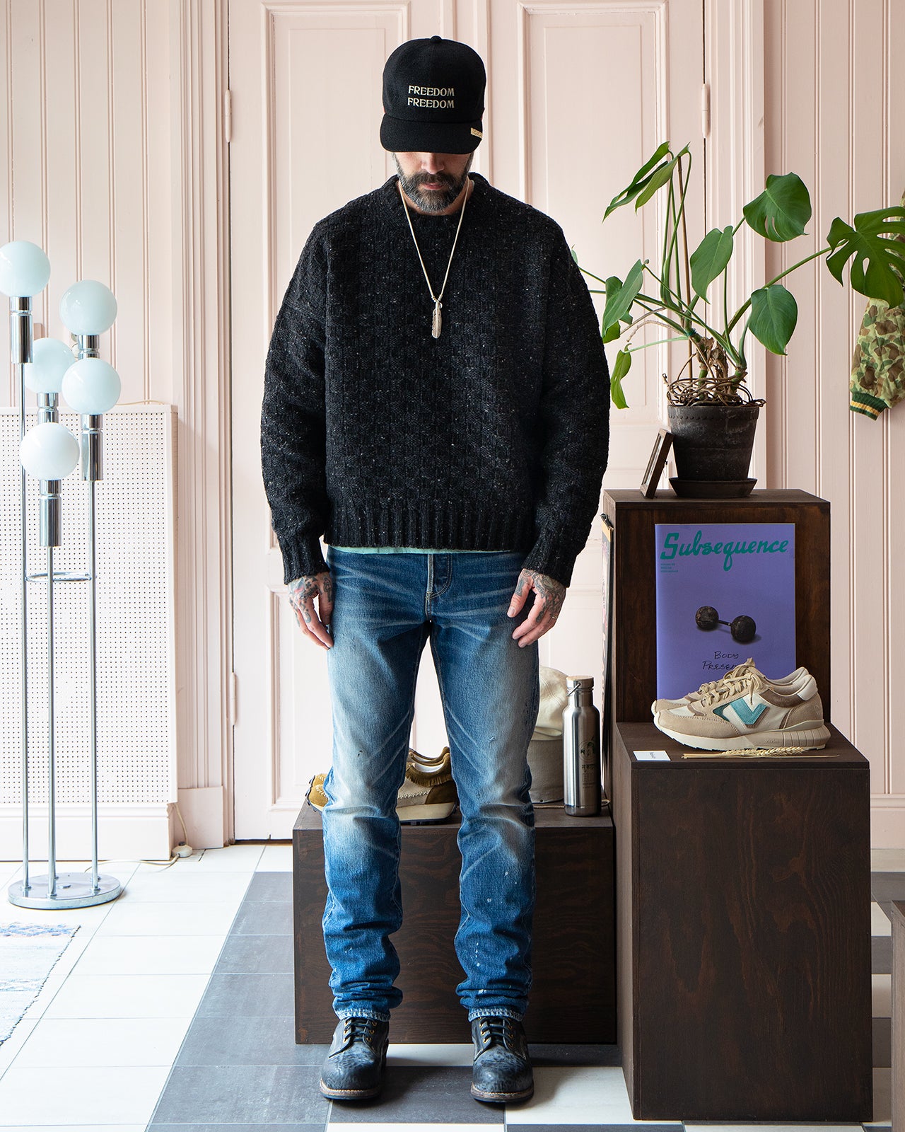 希少！！】visvim ［22aw］AMPLUS CREW KNIT 工場は直販 www.esn-spain.org