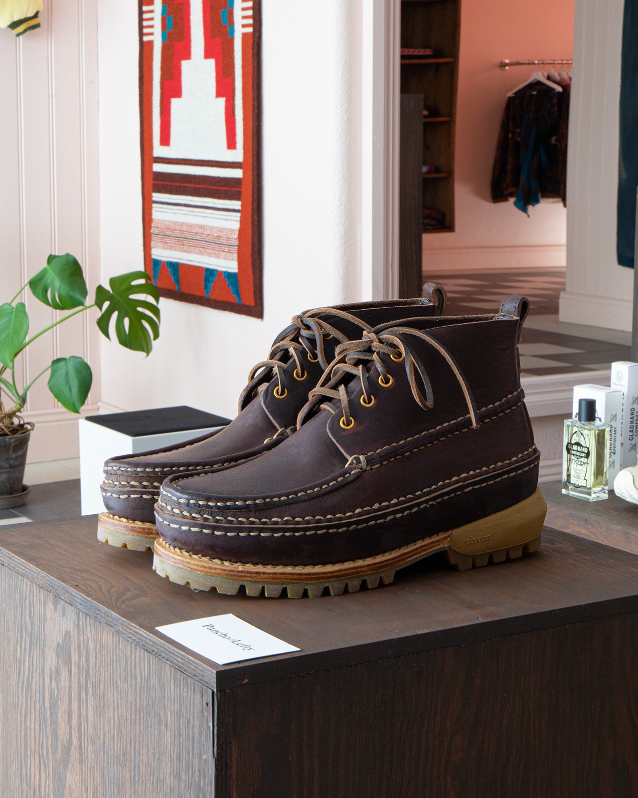 Visvim Kanawa Moc Mid-Folk, Dark Brown - Pancho and Lefty Online