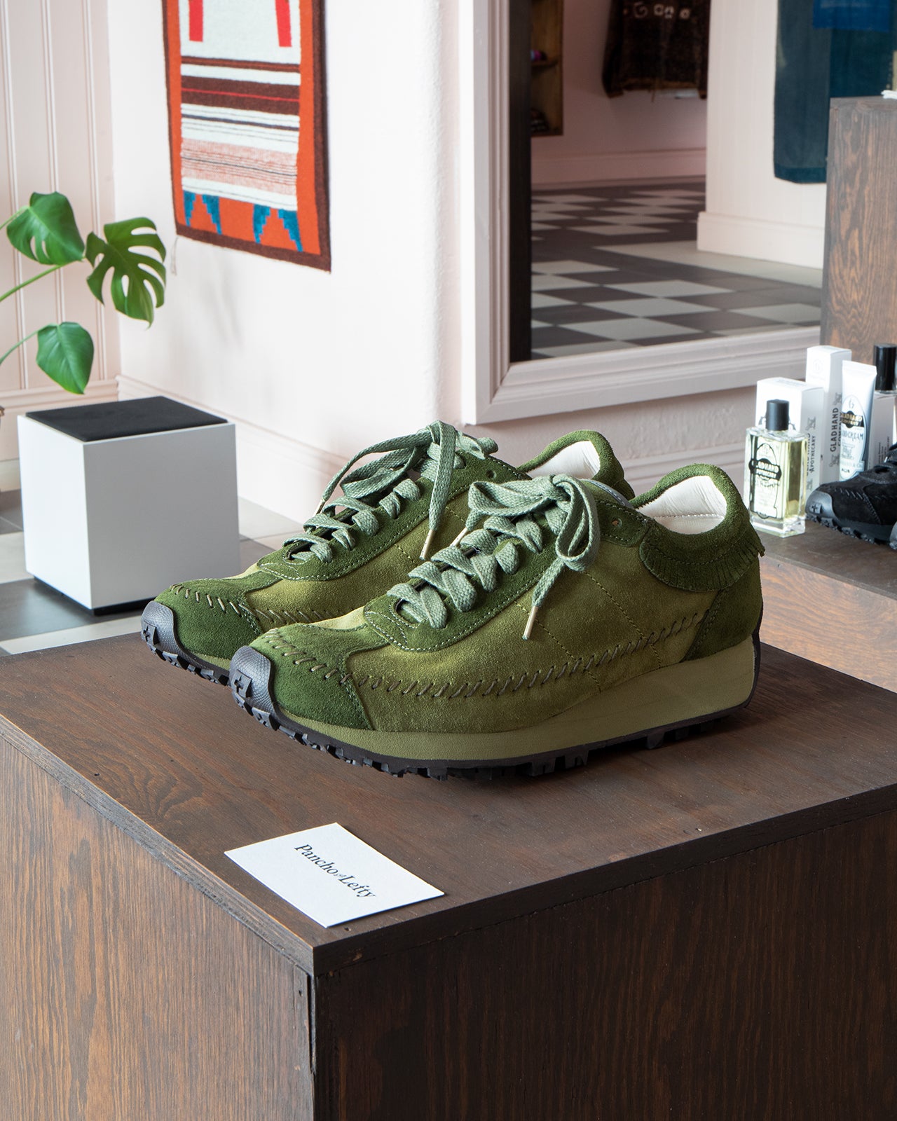 Visvim Contrary Dept, Walpi Runner, Olive - Pancho and Lefty