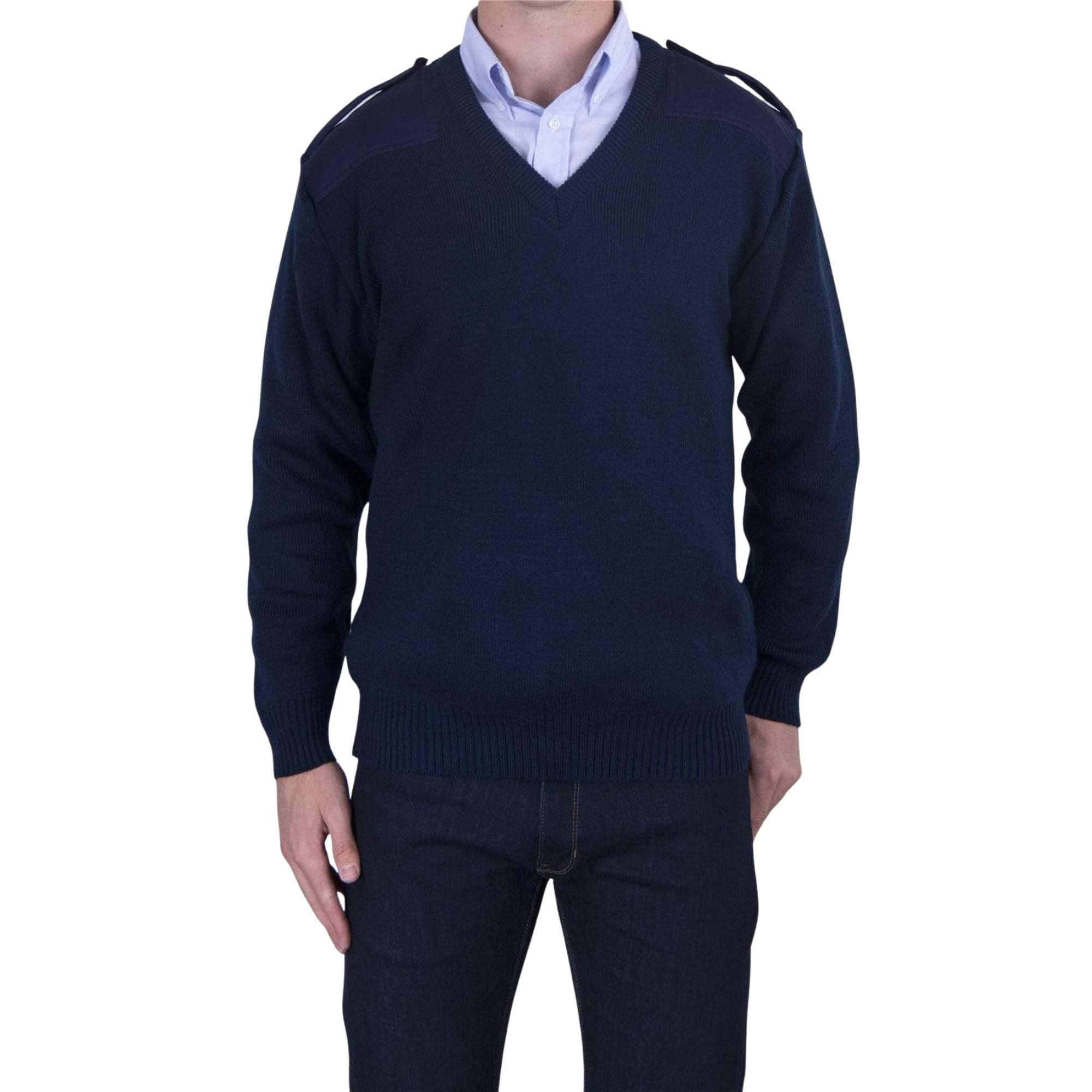 Stanton men's v-neck pullover, Navy, XS