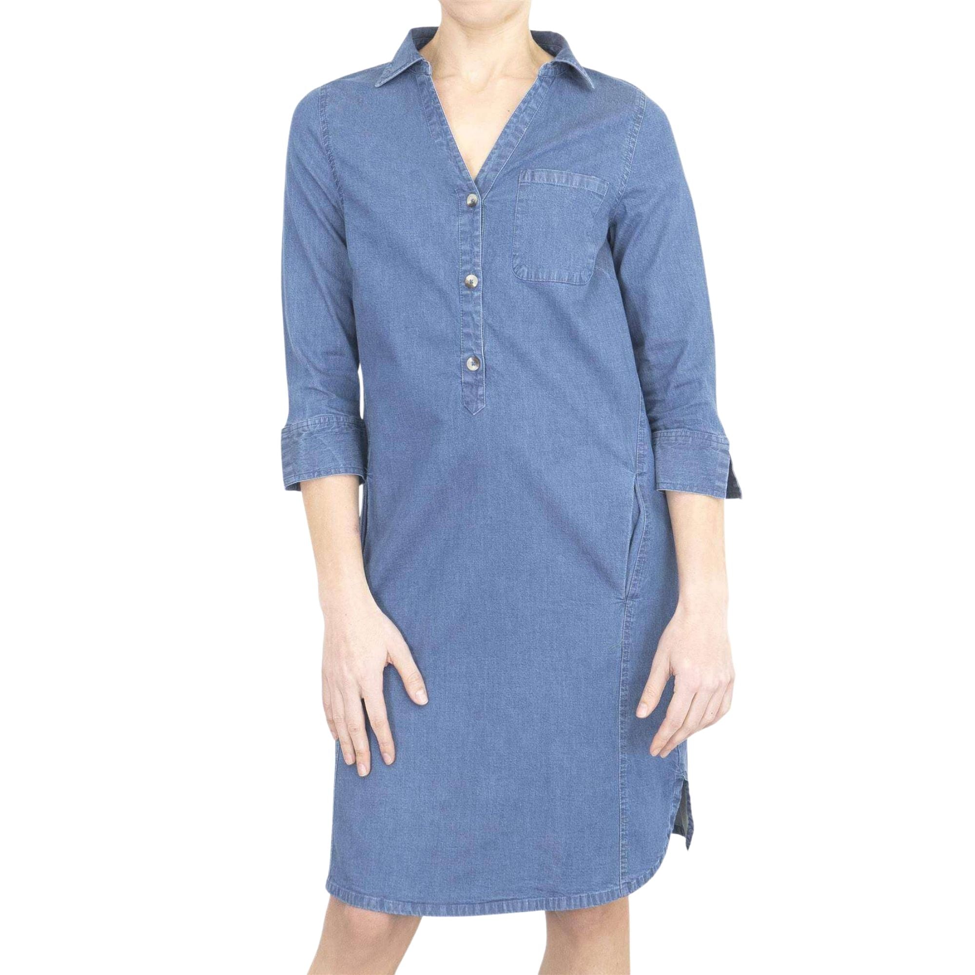 Bonmarche Women Blue Denim Short Dress – Quality Brands Outlet