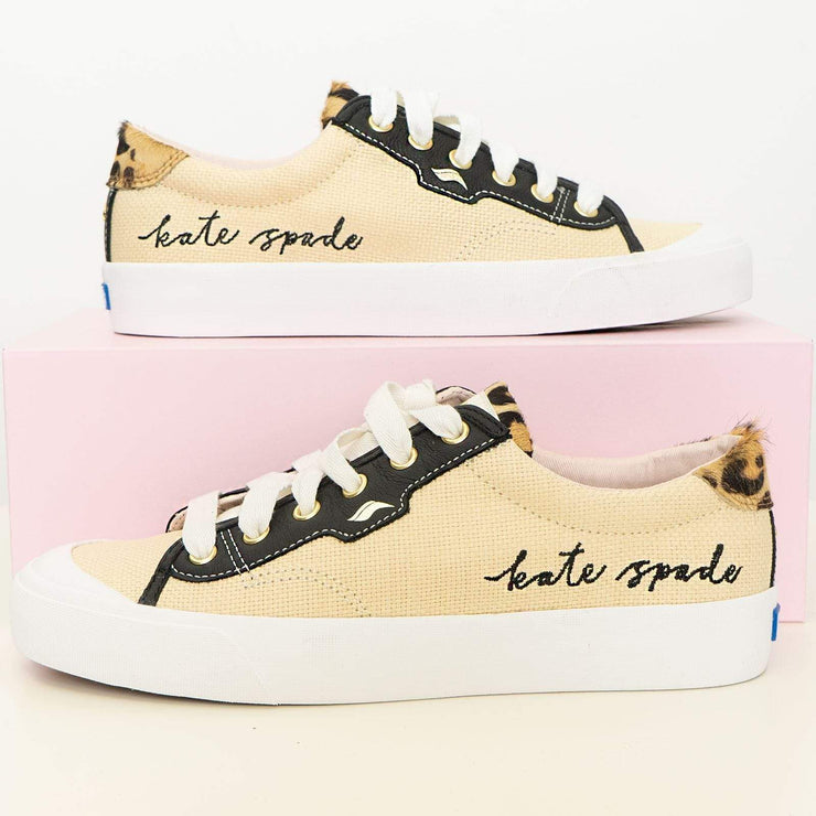 Keds Women Shoes Crew Kick Kate Spade Beige Trainers – Quality Brands Outlet