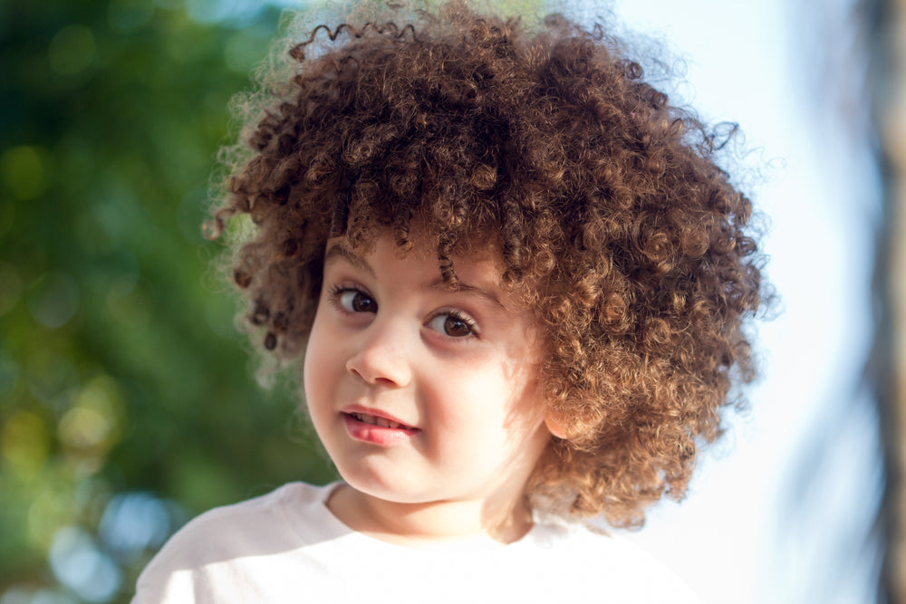 Blonde Mexican Boy with Curly Hair - wide 1