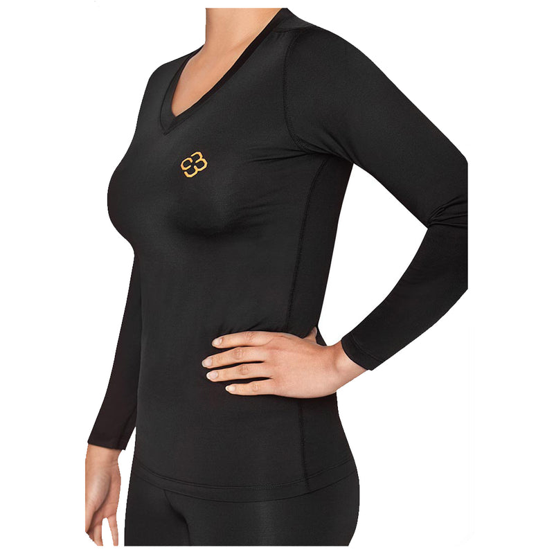 LADIES COPPER COMPRESSION LONG SLEEVE 