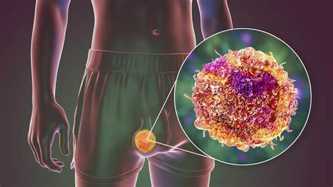 Testicular Cancer Xray diagram