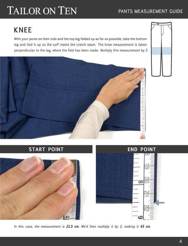 Pants Measurement Guide