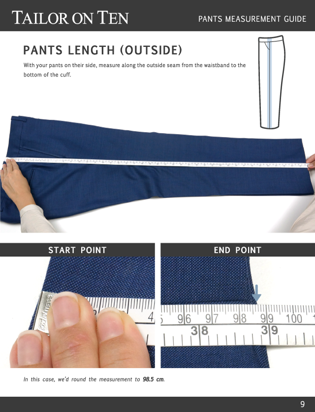 How to Measure Pants Complete Guide