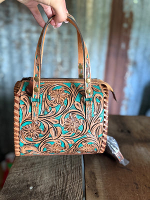 Turquoise Dream Speedy - Mini - The Funky Coyote Boutique