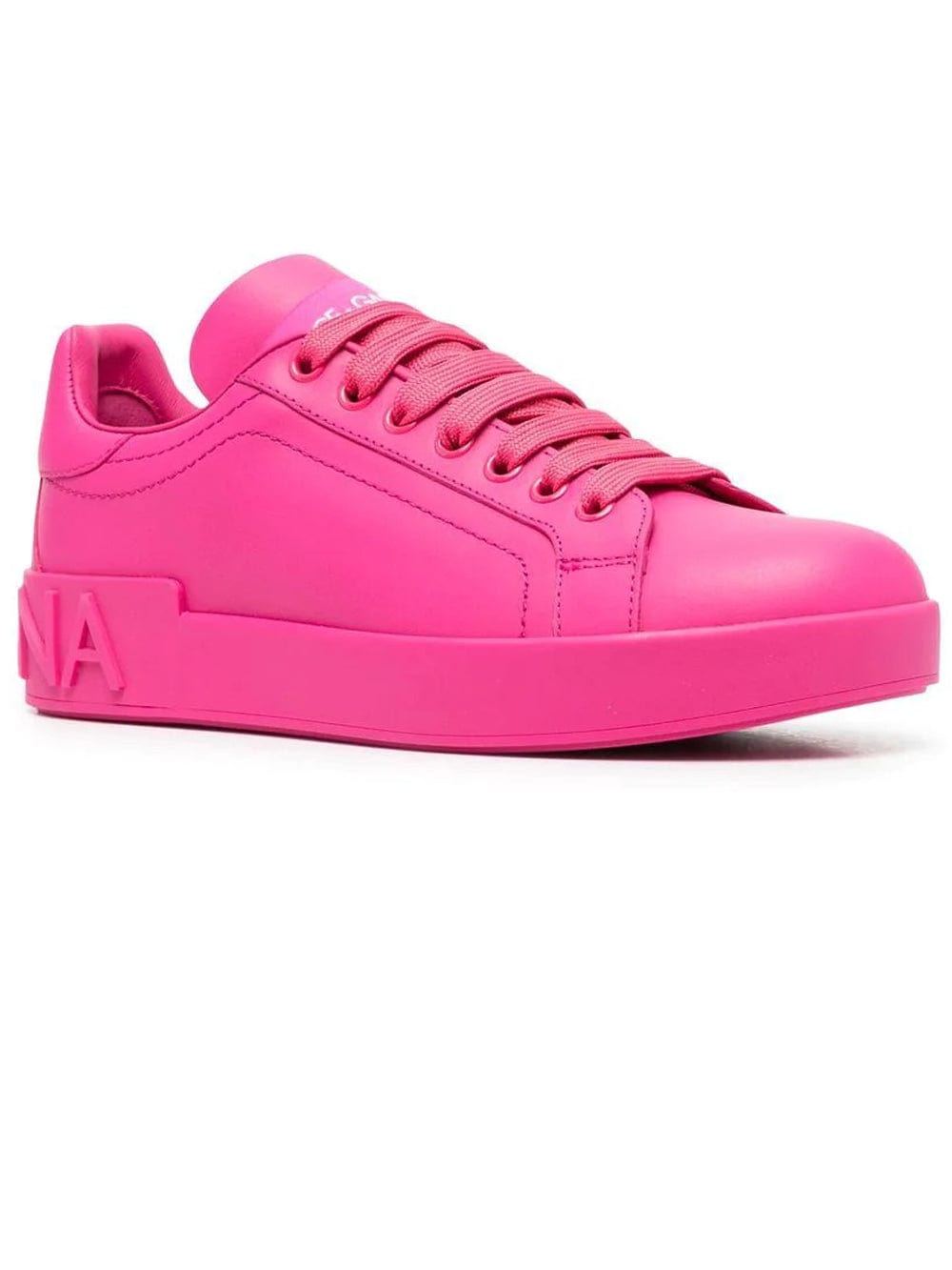 Dolce & Gabbana Logo Low-Top Pink Sneakers – Aztec Clothing