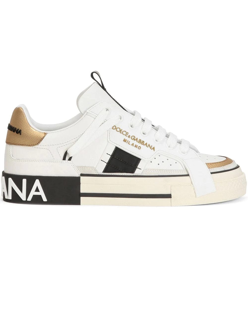 Dolce & Gabbana Panelled Low-Top Sneakers – Aztec Clothing