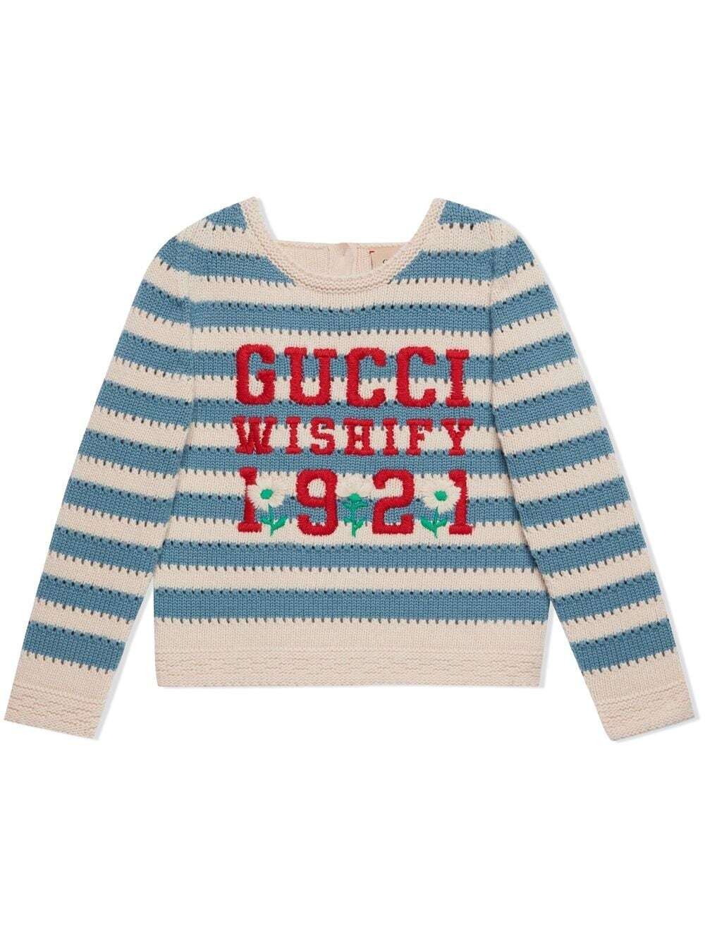 Gucci Logo-Embroidered Wool Jumper – Aztec Clothing