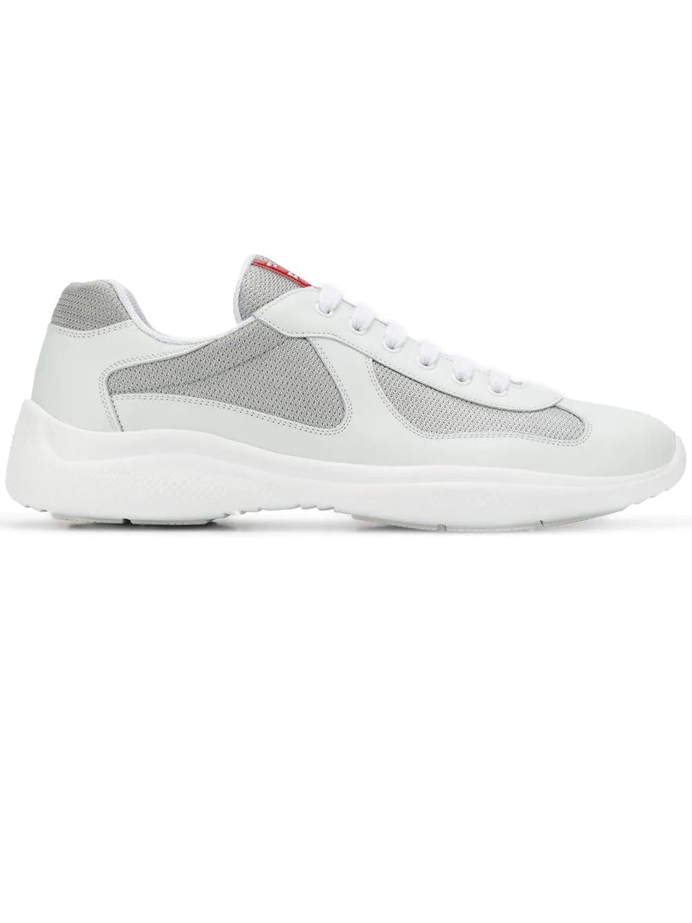 Prada America's Cup White Leather Sneakers – Aztec Clothing