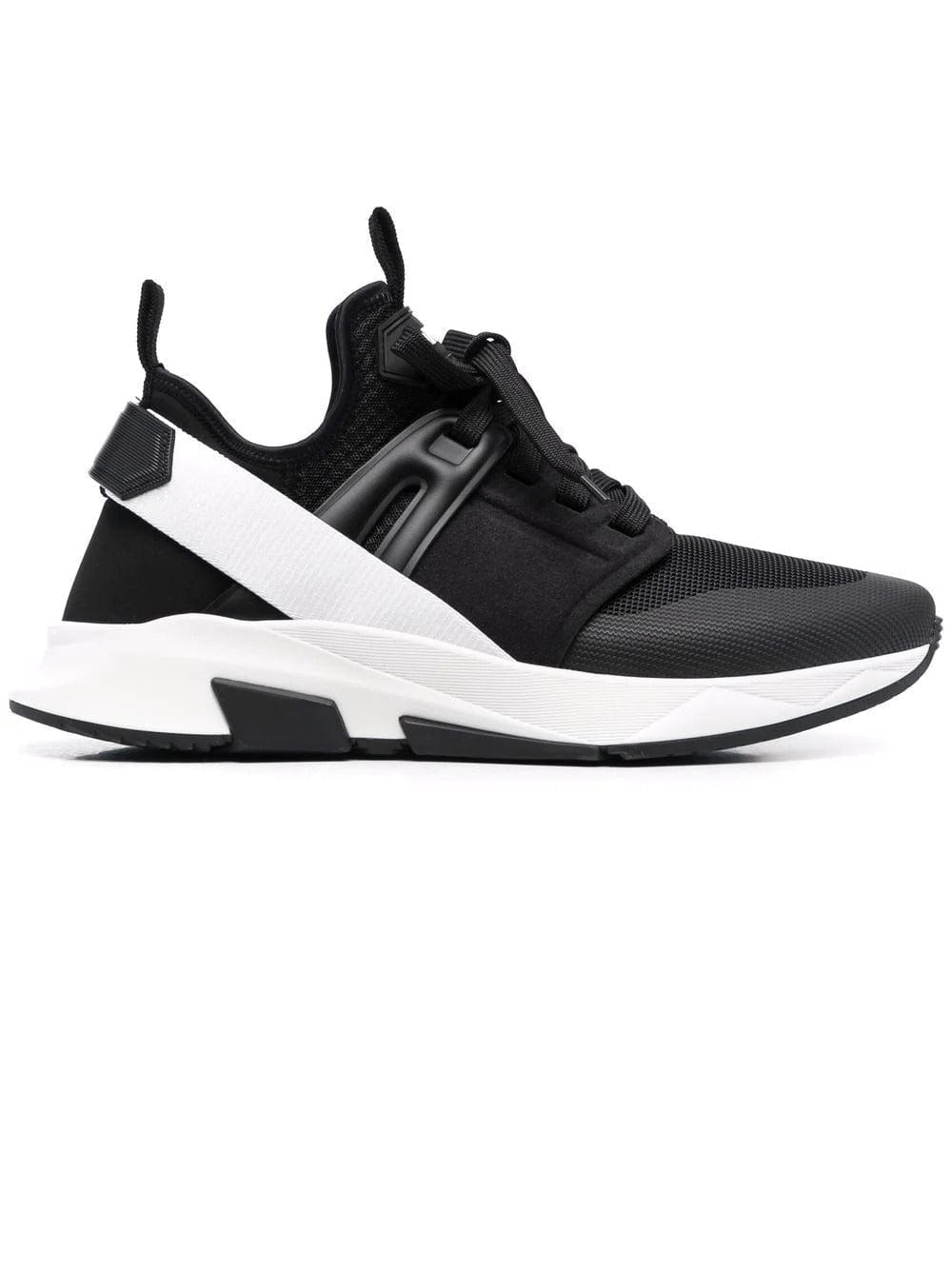 Tom Ford Jago Low-Top Black/White Sneakers – Aztec Clothing