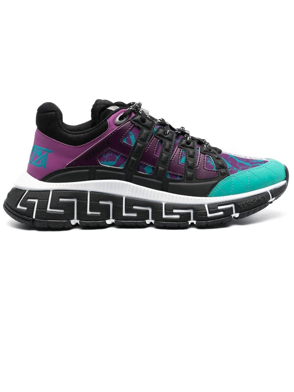 Versace Trigreca Purple/Blue Low-Top Sneakers – Aztec Clothing