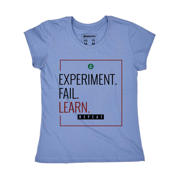Camiseta Feminina Sustentável Learn