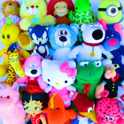 Plush Jumbo 100% Licensed Mix 10-12 inch 96 ct