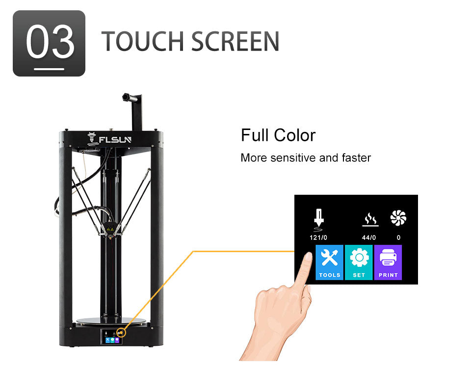 Flsun QQ-S Pro is a fast, big print size, easy use 3D Printer selling in Perth.