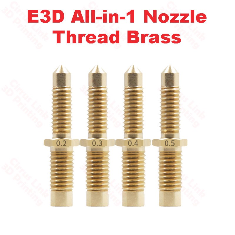 E3D All-in-one threaded brass nozzle