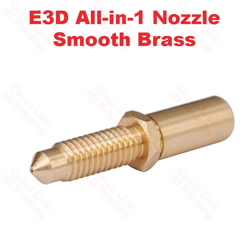 E3D All-in-one smooth brass nozzle