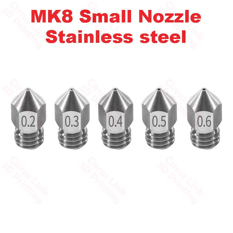 Stainless Steel MK8 Nozzle Selling in Perth
