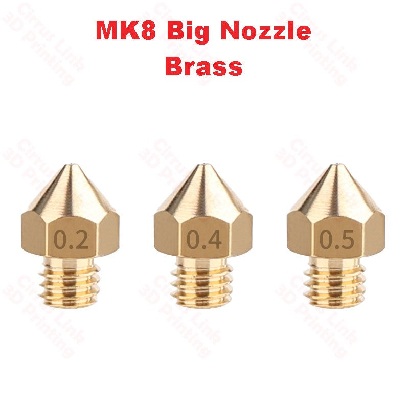 Brass big MK8 Nozzle selling in Perth