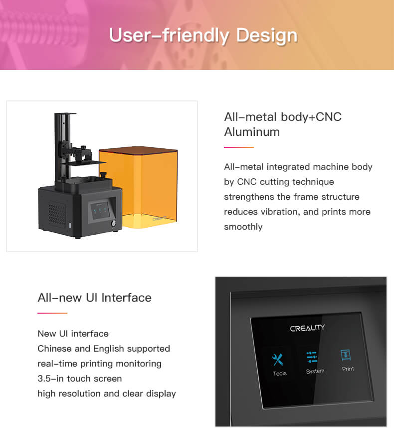 The LD-002R Resin is easy to assemble, reliable, and affordable, and as such, is the best-selling 3D printer on the market with a global success rate of 84%.