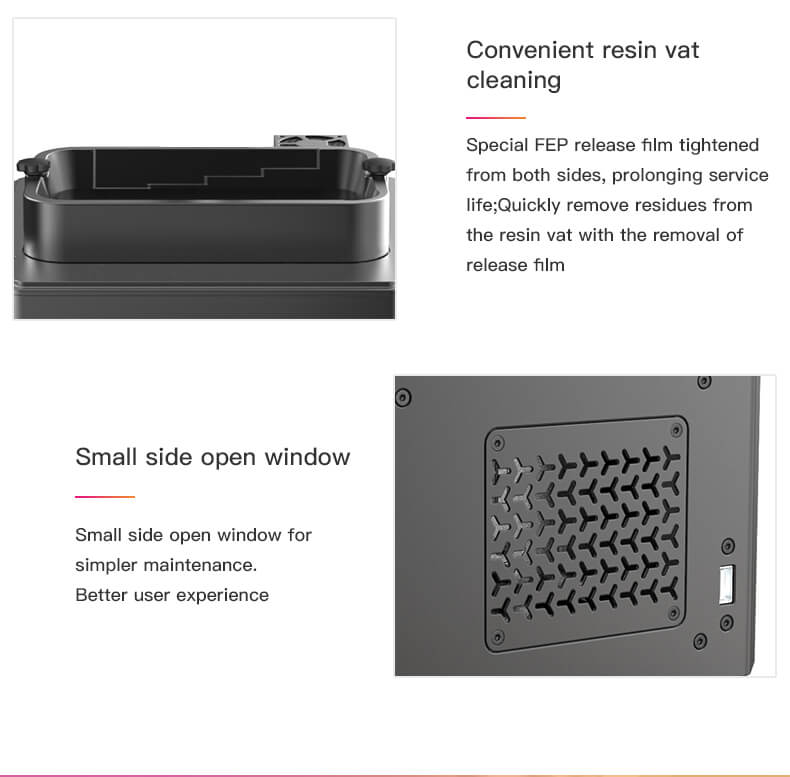 The LD-002R Resin is an economic solution for printing prototypes in the classroom.