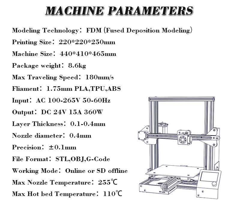 Creality Ender-3 PRO Perth's best-selling 3D printer.