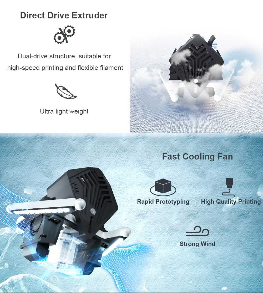 Flsun V400 3D Printer cooling system