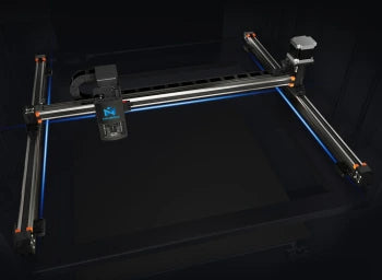 A top-down view of the MINGDA MD-600 PRO 3D printer, revealing its spacious build area and advanced technology.