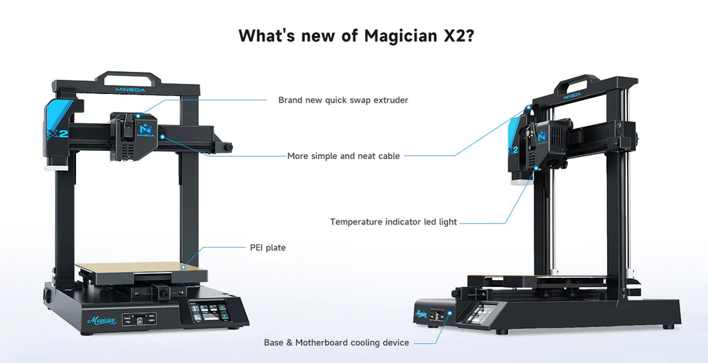 Showcasing the smooth and accurate layering capabilities of the MINGDA Magician X2.