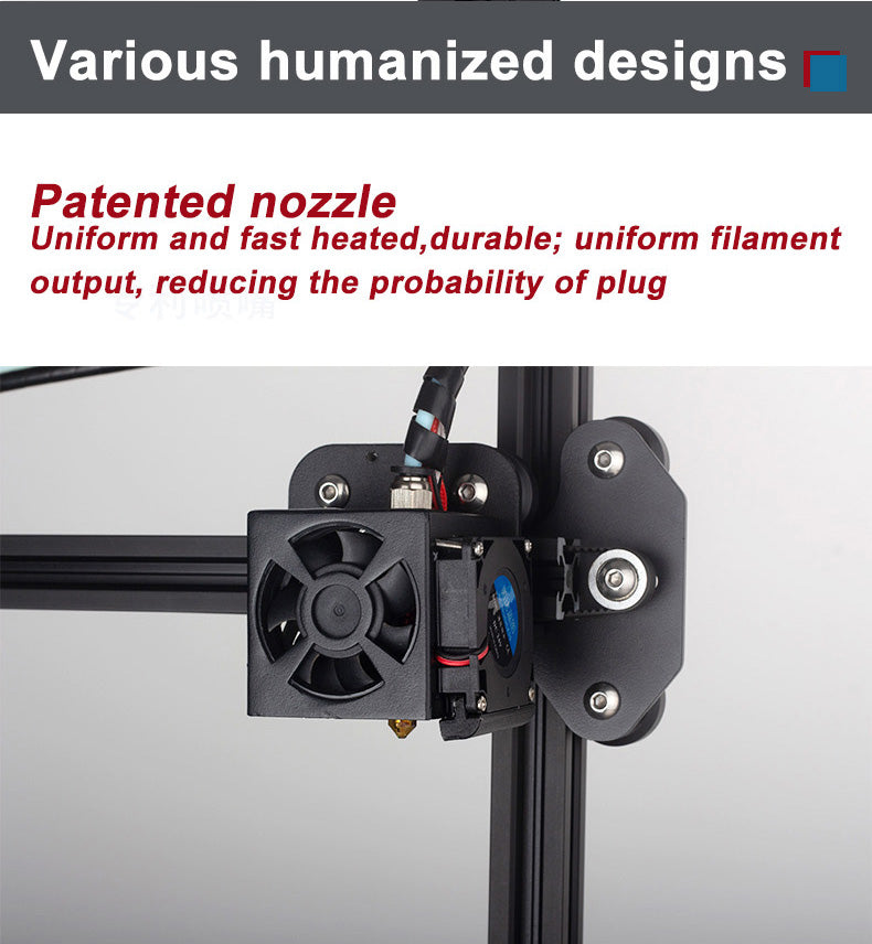 Patented nozzle for MakerPi P2 3D Printer
