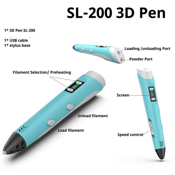 Explore the world of 3D printing with the Sunlu SL-200 3D Pen.