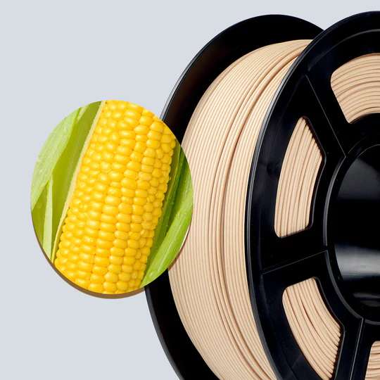 A side-by-side comparison of real wood and PLA wood filament 3D-printed objects in Perth, illustrating the similarities in appearance.